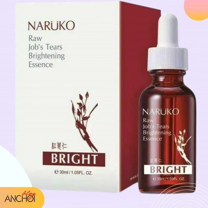 Thiết kế sang chảnh của tinh chất Naruko Raw Job’s Tears Brightening Essence (Nguồn: Blogphunu.edu.vn)