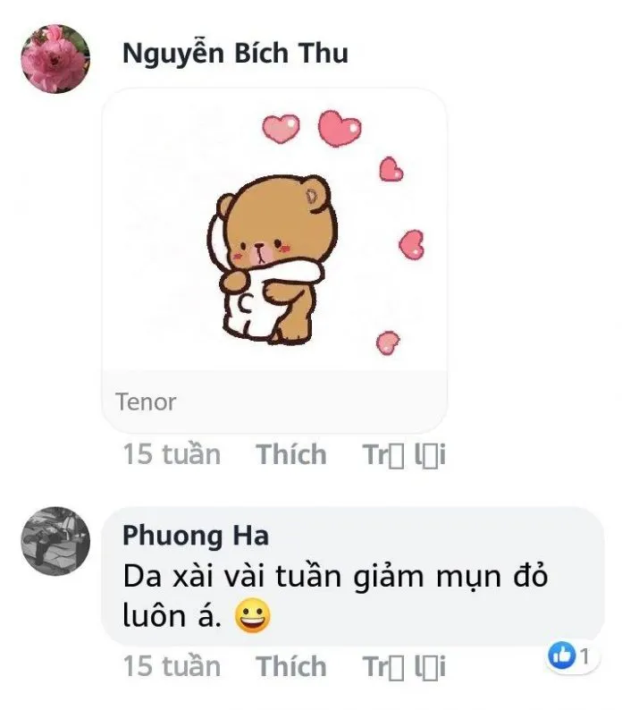 Đánh giá của khách hàng trên Facebook. (nguồn: Blogphunu.edu.vn)