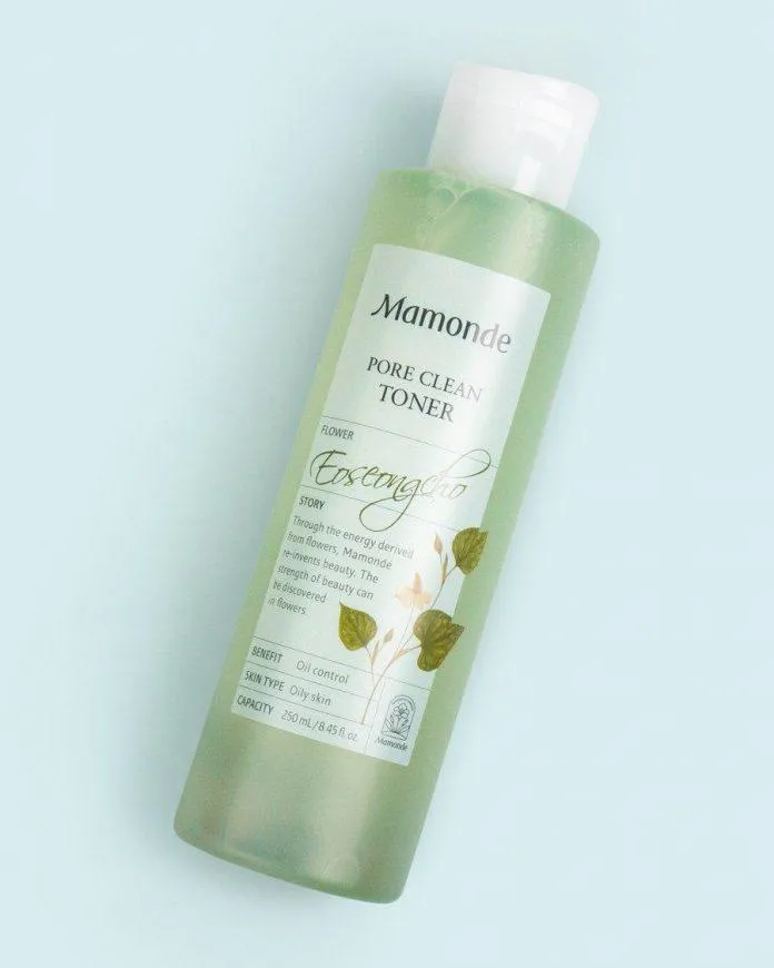 review nước hoa hồng diếp cá Mamonde Pore Clean Toner