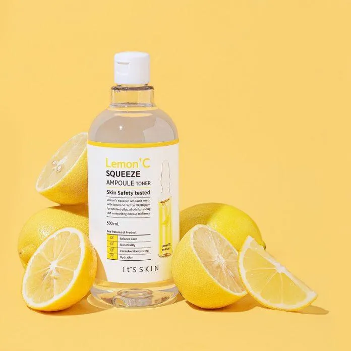 Review toner It’s Skin – Lemon’C Squeeze Ampoule Toner: cấp ẩm, cân bằng dầu nhờn, giúp da tươi sáng rạng rỡ