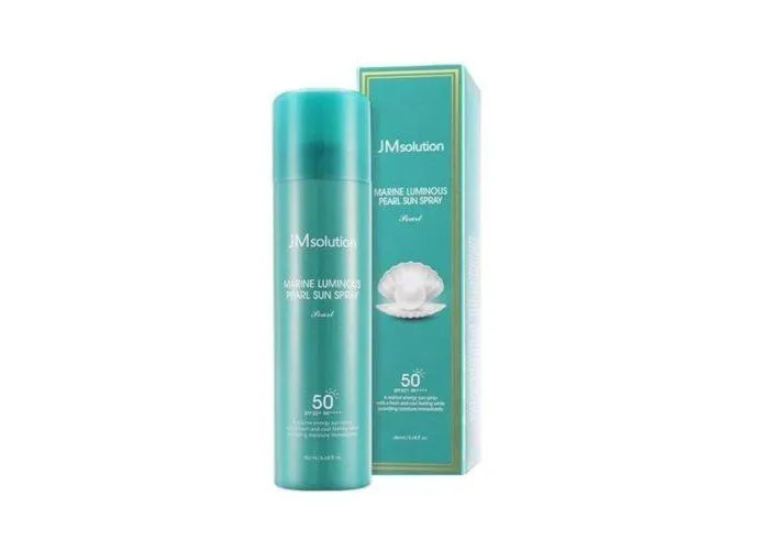 Xịt chống nắng Jmsolution Marine Luminous Pearl Sun Spray (Ảnh: Internet)