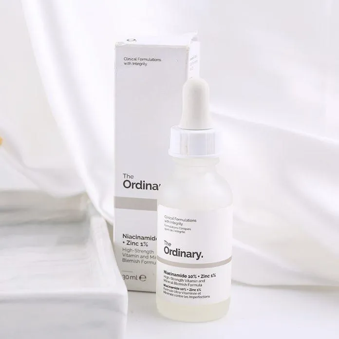 Tinh chất trị mụn The Ordinary Niacinamide 10% + 1% Zinc. (ảnh: internet)