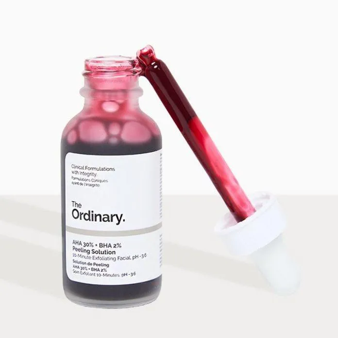 Serum peel da The Ordinary AHA 30% + BHA 2% Peeling Solution. (ảnh: internet)