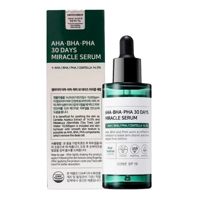 Serum trị mụn Some By Mi AHA-BHA-PHA 30 Days Miracle. (ảnh: internet)