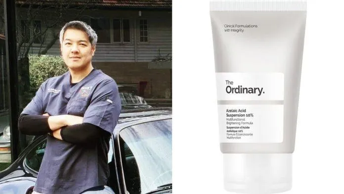 Davin Lim người đã giới thiệu kem trị mụn The Ordinary Aze