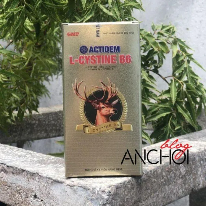 Viên uống Actidem L-Cystine B6 được sản xuất tại Việt Nam (Nguồn: Blogphunu.edu.vn)