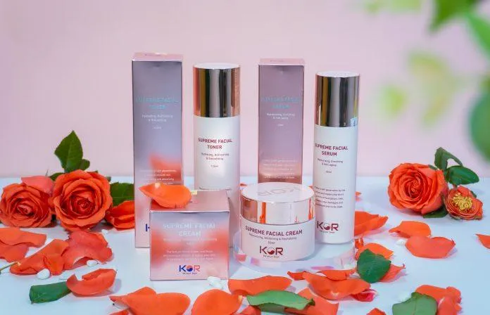 Bộ sản phẩm chống lão hóa, ngăn ngừa sạm nám KOR Supreme Facial (Ảnh: Newway.vn)