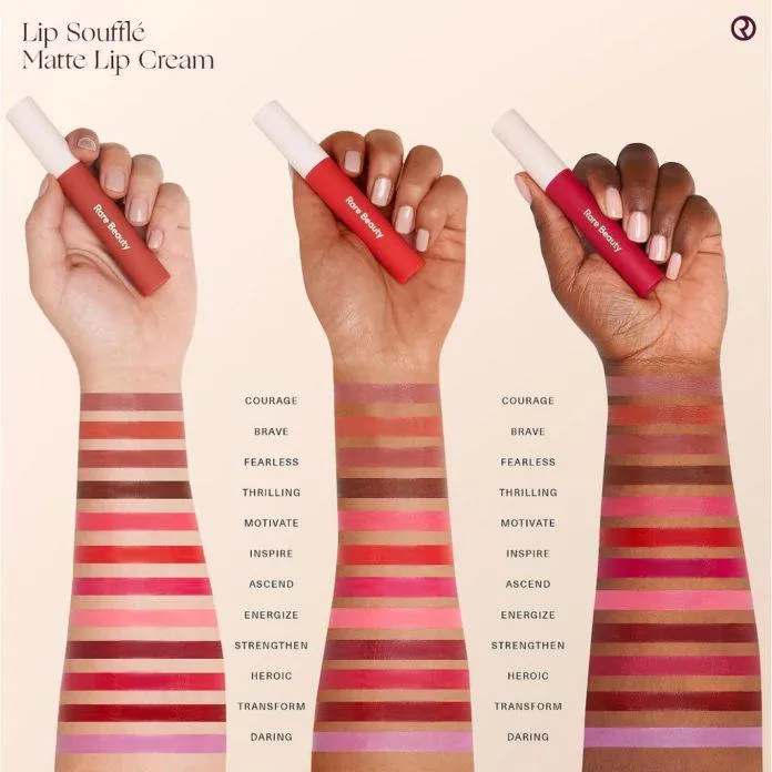 Bảng màu cực đa dạng, phong phú của Souffle Matte Lip Cream. (Nguồn: Internet).