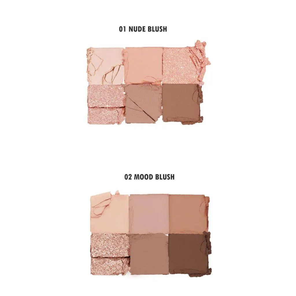 Bảng màu của Bảng Phấn Mắt Bbia Ready to Wear Palette (Ảnh: Blogphunu.edu.vn)