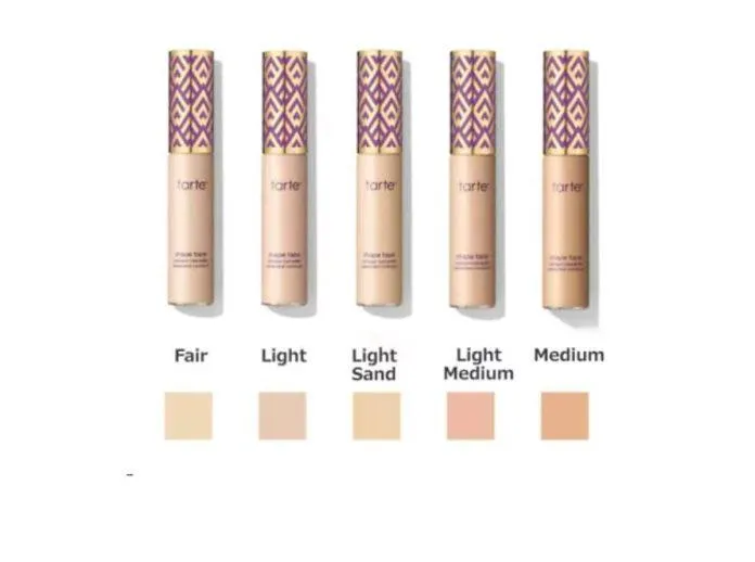 Bảng màu của tarte Shape Tape Full-Coverage 16-Hour Concealer (Nguồn: Internet).