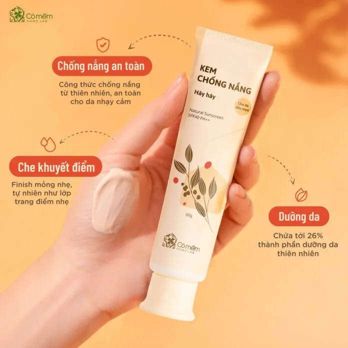 Kem chống nắng Hây Hây SPF 40.25, PA++.