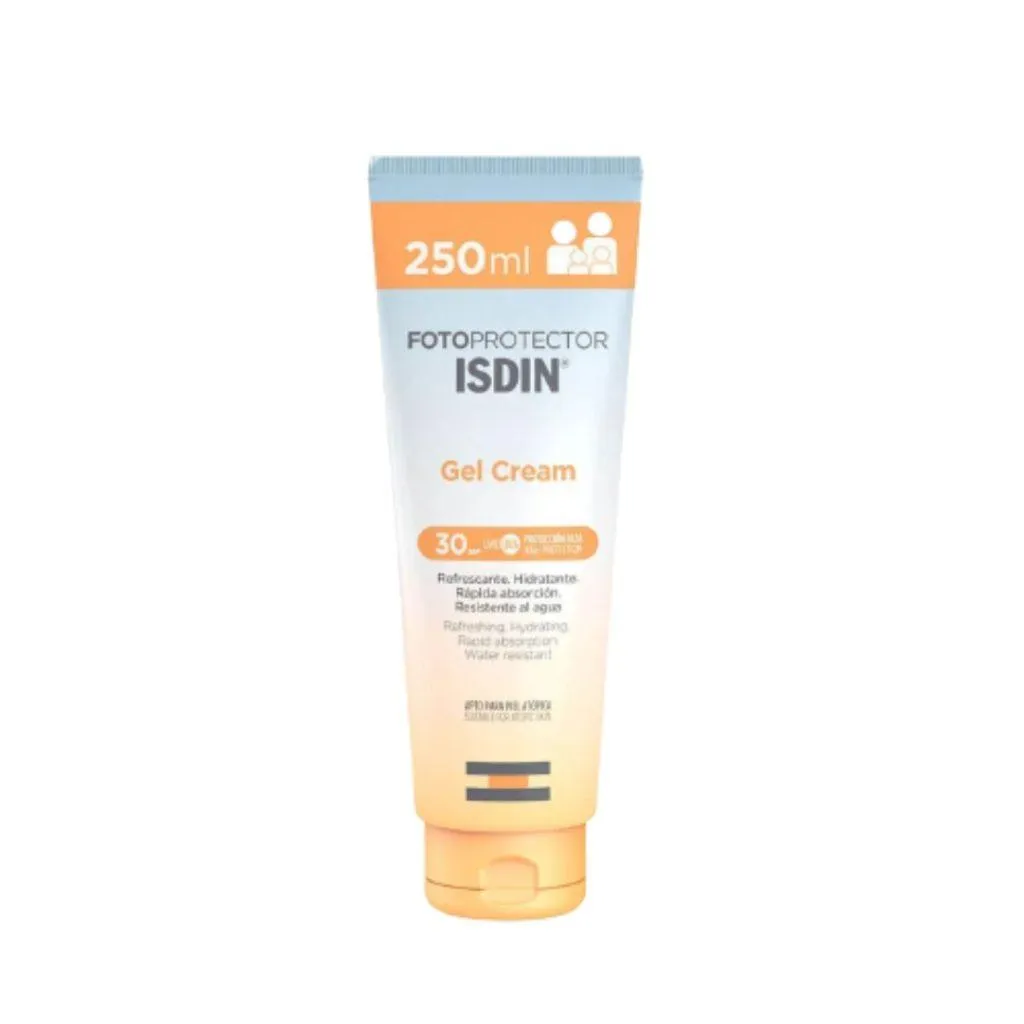 Kem chống nắng toàn thân Isdin Fotoprotector Gel Cream được hãng mô tả như một family sunsceen, một loại kem chống nắng cho tất cả mọi người (Ảnh: internet)