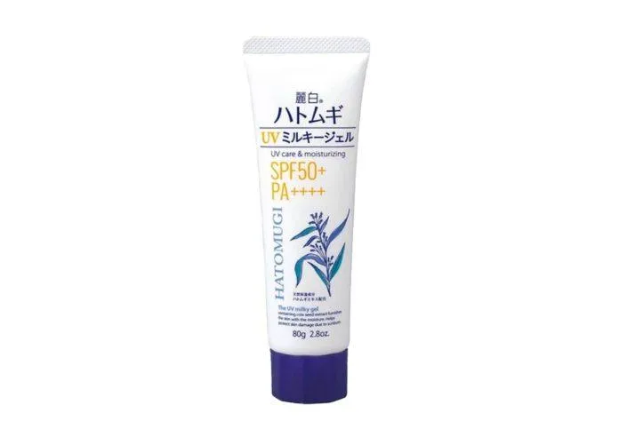 Kem chống nắng chống lão hóa Hatomugi THE UV Milky Gel