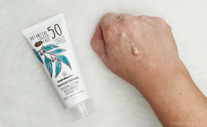 Kem chống nắng Australian Gold Botanical Sunscreen SPF 50 (Nguồn: Internet).