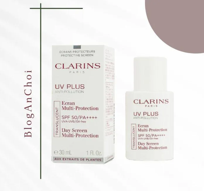 Kem chống nắng vật lý lai hoá học Clarins UV PLUS Anti-Pollution (Ảnh: Internet).