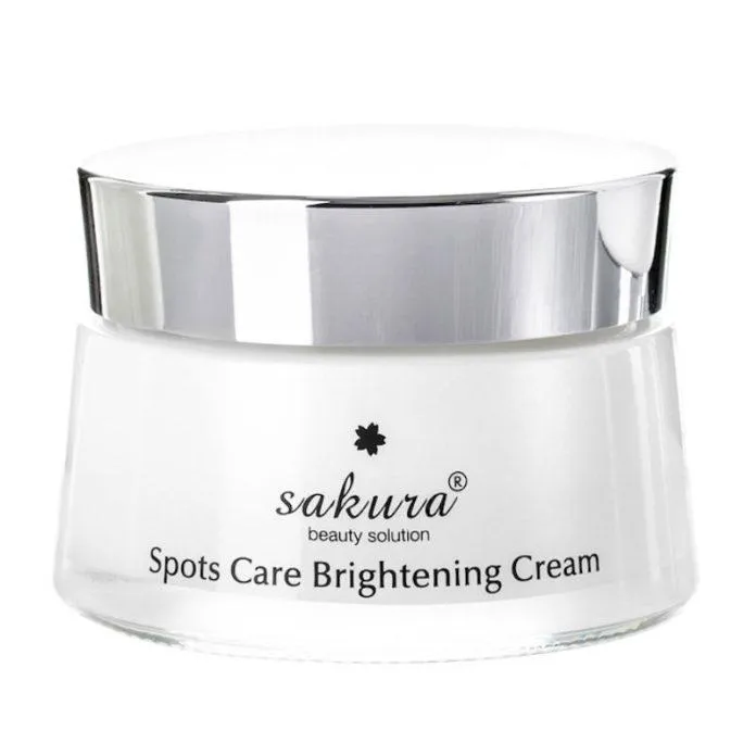 Kem dưỡng ẩm trắng da Sakura Spots Care Brightening (Nguồn: Internet)