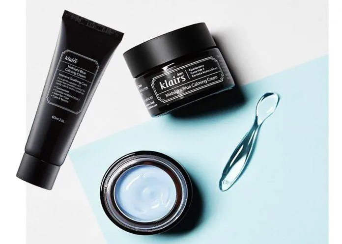 Kem dưỡng cho da nhạy cảm Klairs Midnight Blue Claming Cream (Ảnh: Internet).