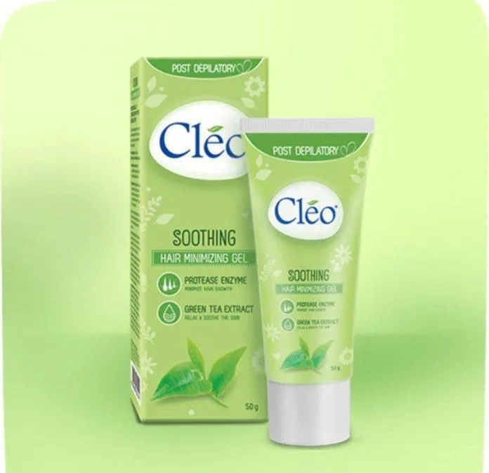 Kem dưỡng da sau tẩy lông Cléo Soothing Hair Minimizing Hair Gel (Ảnh: Internet).