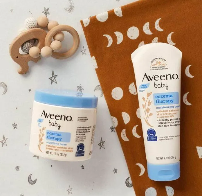 Kem dưỡng sau tẩy lông Aveeno Baby Eczema Therapy (Ảnh: Internet).