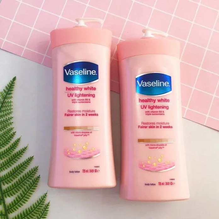 Sữa dưỡng thể chống nắng trắng da Vaseline Healthy White UV Lightening (Ảnh: Internet).