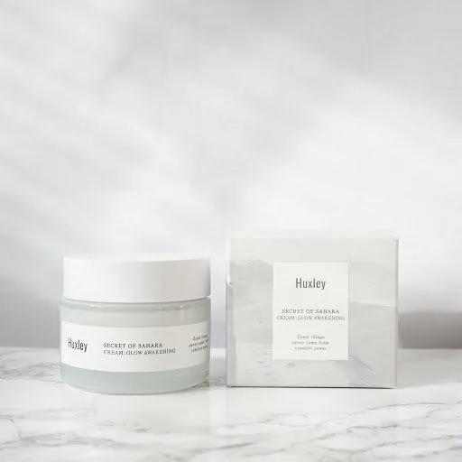 Kem dưỡng trắng da, giúp da căng bóng, bảo vệ da Huxley Cream Glow Awakening. (nguồn: internet)