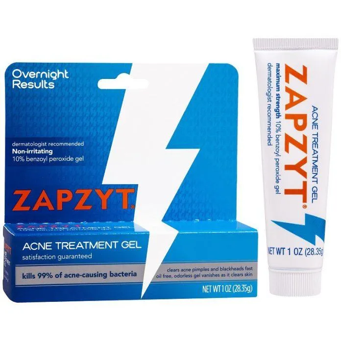 Kem trị mụn Zapzyt 10% Benzoyl Peroxide Gel ( Nguồn: internet)