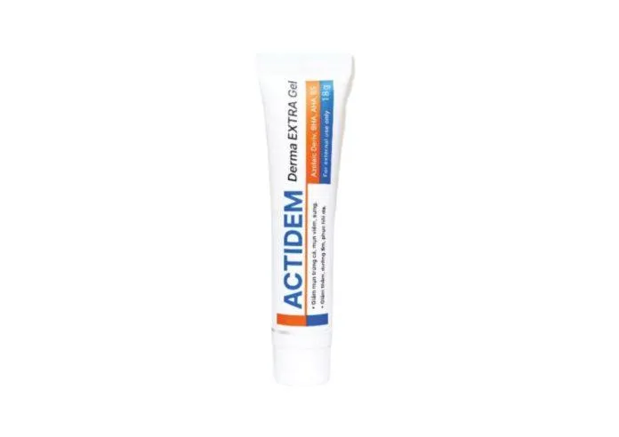 Kem trị mụn trắng da Actidem Derma Extra Gel (Ảnh: Internet).