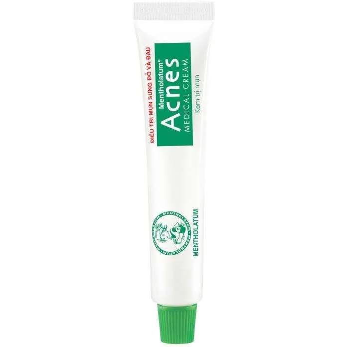 Kem trị mụn Acnes Medical Cream giúp giảm nhanh tình trạng da mụn bị sưng, đỏ ( Nguồn: internet)