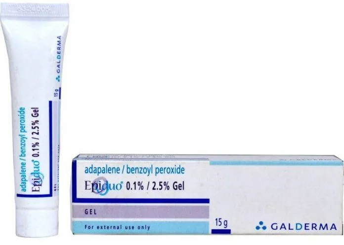 Gel Epiduo Forte giúp giảm nhanh tình trạng mụn trứng cá, mẩn đỏ hiệu quả trên da ( Nguồn: internet)