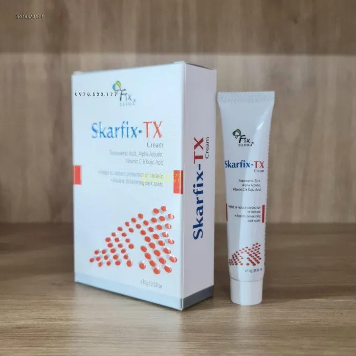 Kem trị nám Fixderma Skarfix-TX Cream (Nguồn: Internet).