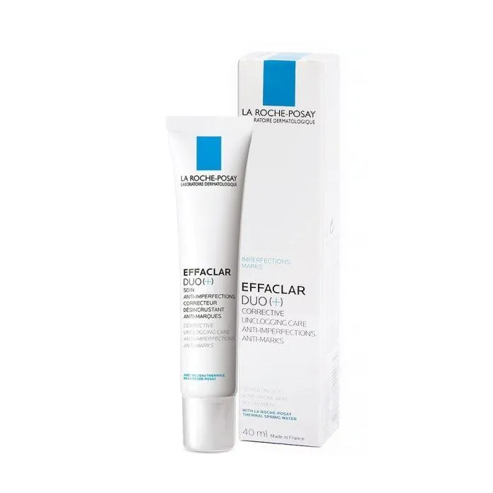 La Roche Posay Effaclar Duo+ làm mờ vết thâm do mụn, hỗ trợ điều trị sẹo và tẩy da chết. vô cùng tốt.