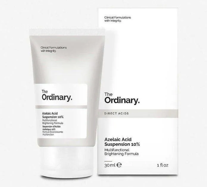 The Ordinary Azelaic Acid Suspension 10% có tác dụng giúp làm giảm tình trạng mụn và thâm sạm sau mụn ( Nguồn: Internet)