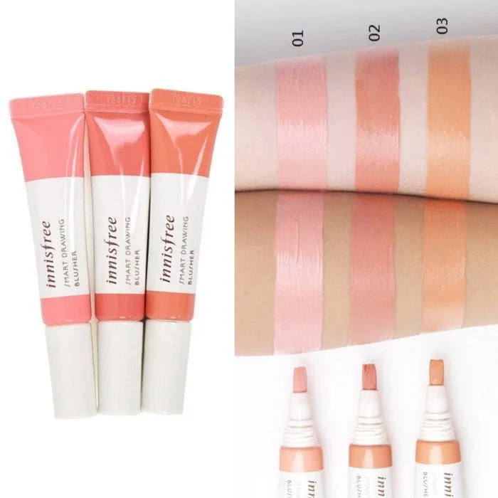 Má hồng dạng kem Innisfree Smart Drawing Blusher. (ảnh: internet)