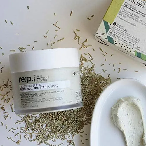 Mặt nạ đất sét cho da dầu mụn, nhạy cảm Re:p Bio Fresh Mask With Real Nutrition Herbs. (ảnh: internet)