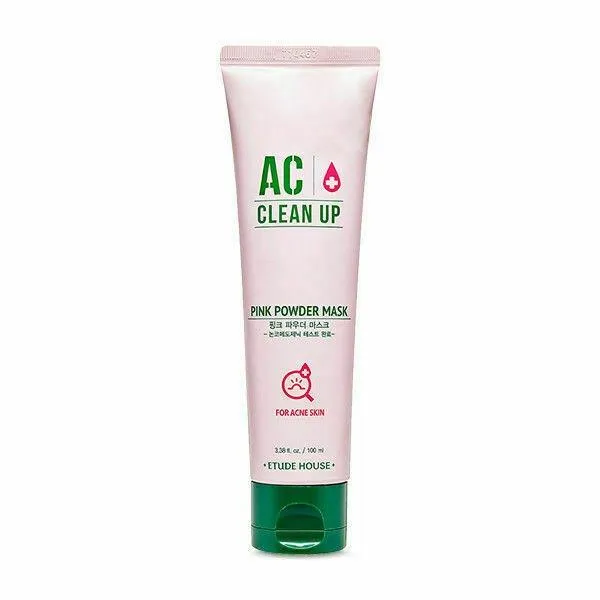 Mặt nạ đất sét giảm nhờn, giảm viêm mụn Etude House AC Clean Up Pink Powder Mask. (ảnh: internet)