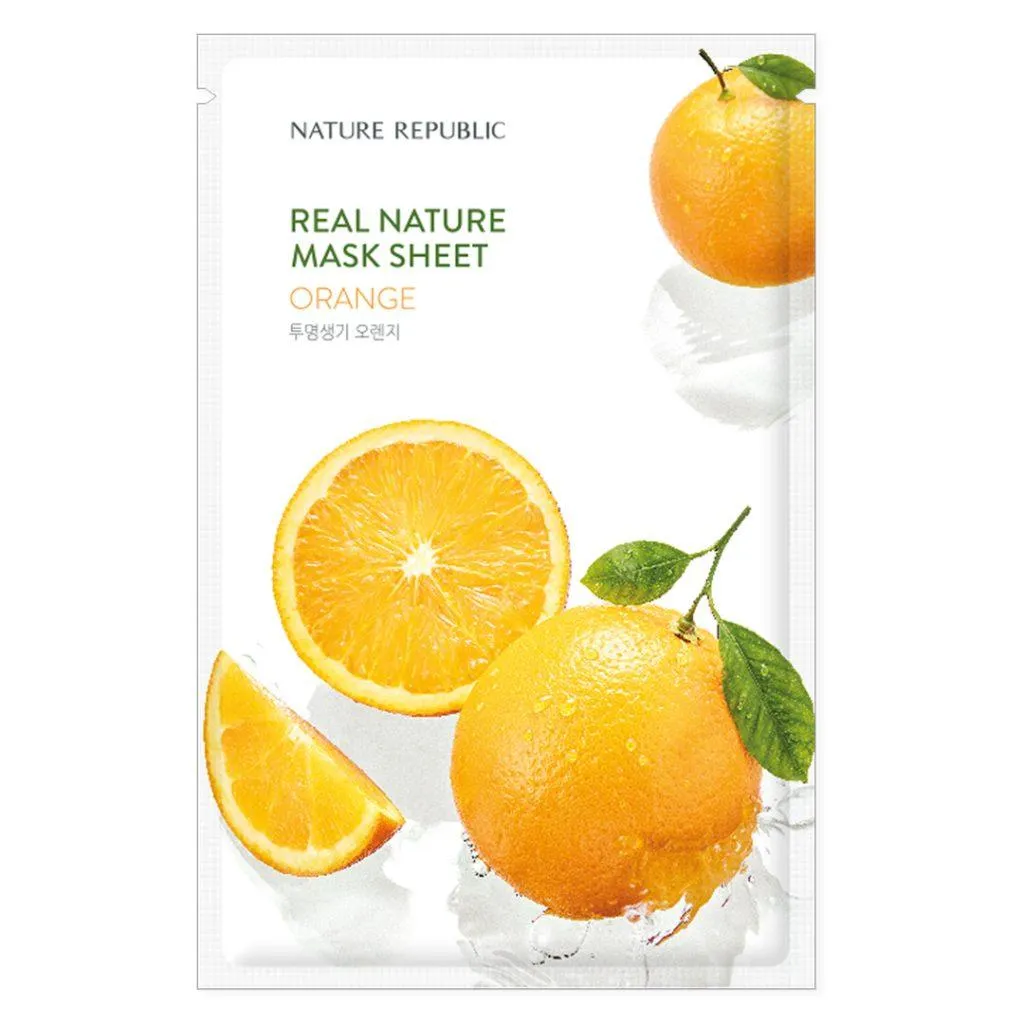 Nature Republic Real Nature Mask Sheet - ORANGE (Ảnh: internet)