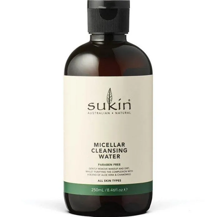 Nước tẩy trang Sukin Micellar Cleansing Water phát triển bảng thành phần thuần chay thiên nhiên an toàn, dịu nhẹ cho da ( Nguồn: internet)