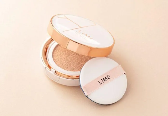 Phấn nước kiềm dầu cho da dầu mụn Lime Real Cover Pink Cushion SPF50+ PA+++ (Ảnh: Internet).