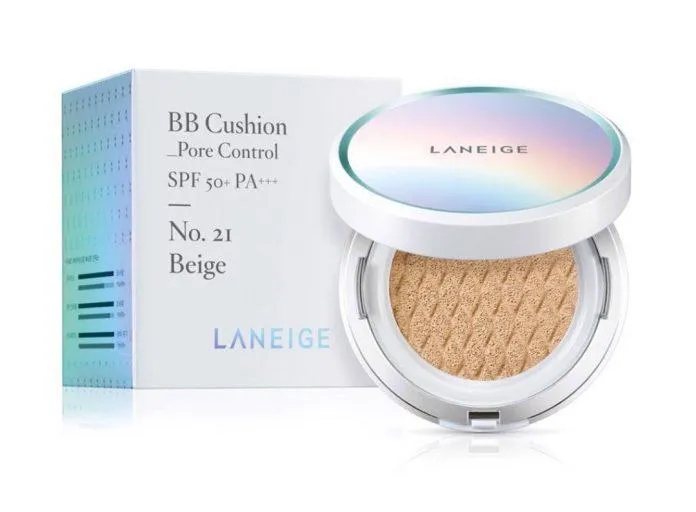 Phấn nước cho da dầu mụn Laneige BB Cushion Pore Control (Ảnh: Internet).