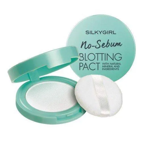 Phấn phủ SilkyGirl No Sebum Blotting Pact (ảnh: internet)