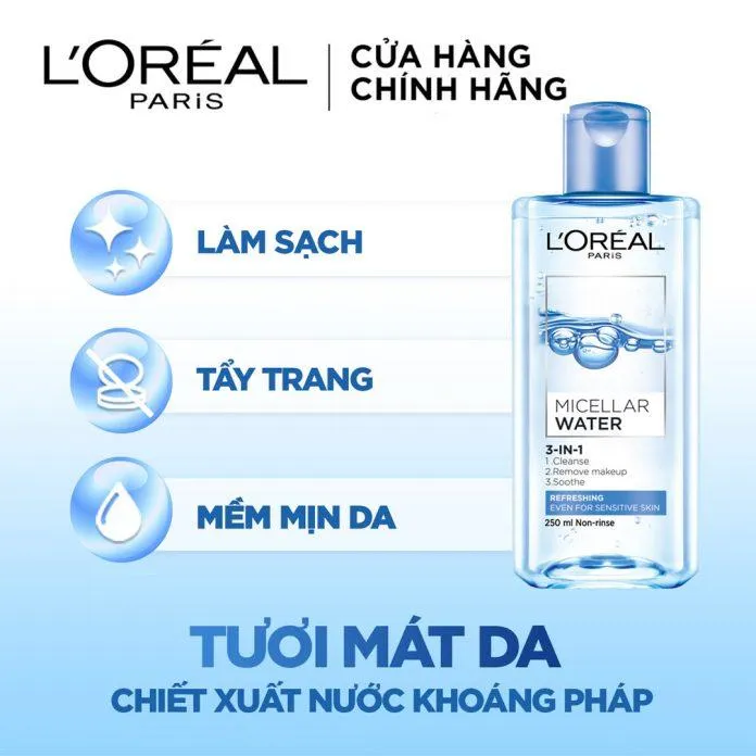 TOP 10 sản phẩm bán chạy nhất của LOreal Paris ( chăm sóc da, chăm sóc tóc) 5 Hyaluronic Acid Serum Adenosine BHA cải thiện tone da căng mọng cấp ẩm chăm sóc chăm sóc da chăm sóc tóc chiết xuất rau má chống nắng công dụng dầu dưỡng dầu dưỡng tóc dưỡng ẩm dưỡng ẩm cho da dưỡng da dưỡng sáng da dưỡng tóc Dưỡng trắng Dưỡng trắng da hyaluronic acid kem chống nắng kem dưỡng kem dưỡng trắng kem dưỡng trắng da kiềm dầu kiểm soát nhờn L Oreal Micellar Water 3 in 1 Moisturizing Even For Sensitive Skin L Oreal Micellar Water 3 in 1 Refreshing Even For Sensitive Skin L Oreal Paris Aura Perfect Night Cream L Oreal Revitalift 1 L Oreal Revitalift Crystal Micro Essence L Oreal UV Perfect L Oreal UV Perfect Rosy Instant White L Oreal White Perfect Clinical Derm White Essence LOréal loreal revitalift LOreal White Perfect Clinical làm đều màu da làm sáng da Melanin - Vanish Micellar Water mỹ phẩm nước tẩy trang nước tẩy trang LOreal rửa mặt sản phẩm sản phẩm bán chạy sản phẩm bán chạy nhất của l oreal paris sản phẩm bán chạy nhất của loreal paris sản phẩm của L Oreal sáng da Sodium Hyaluronate sữa rửa mặt tẩy da chết tẩy trang thành phần thương hiệu thương hiệu mỹ phẩm Thương hiệu mỹ phẩm L Oreal tinh chất tinh chất dưỡng trắng da tinh dầu Top 10 Tourmaline trắng da tự nhiên Vitamin B3 vitamin E