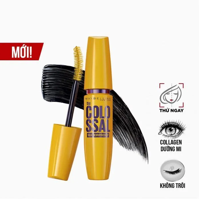 Mascara dưỡng mi làm dày mi Maybelline New York Colossal. (ảnh: internet)