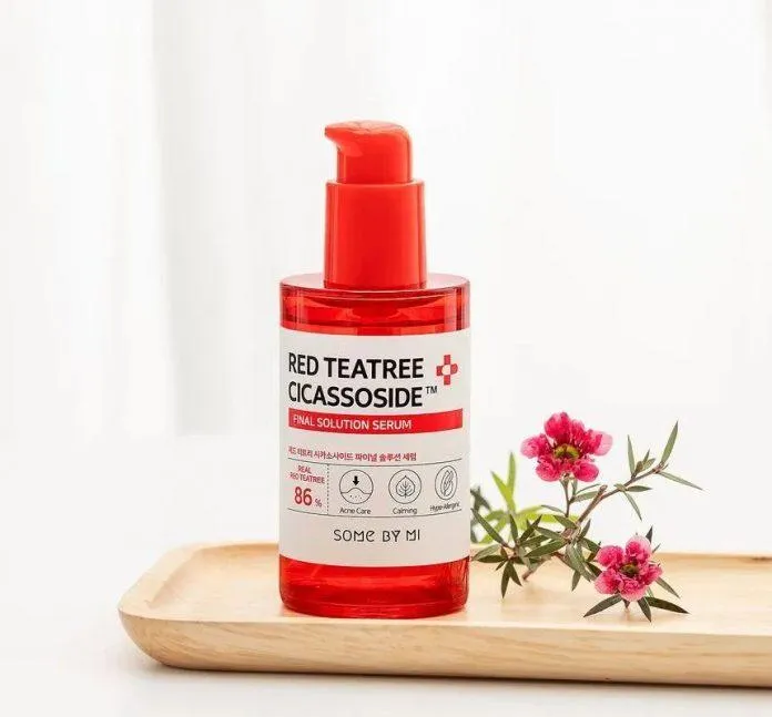 Tinh chất Some By Mi Red Teatree Cicassoside Final Solution Serum được chiết xuất là tràm trà đỏ dành cho da nhạy cảm ( Nguồn: internet)