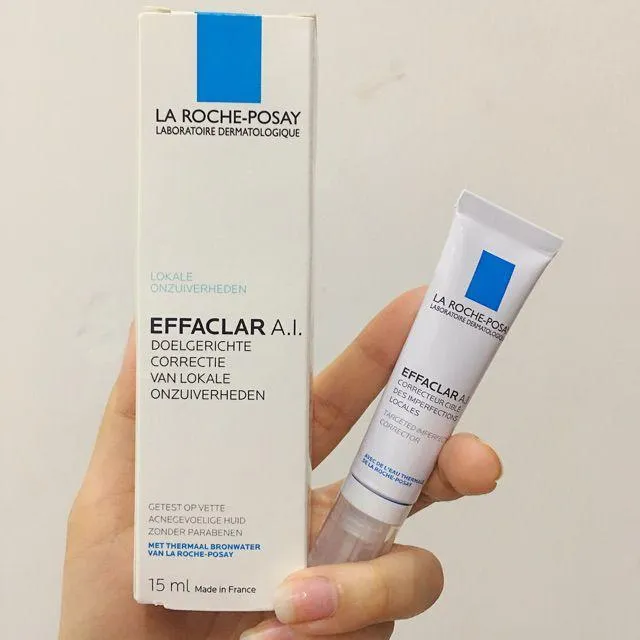 Kem trị mụn, giảm thâm La Roche Posay Effaclar A.I (Ảnh: Internet).