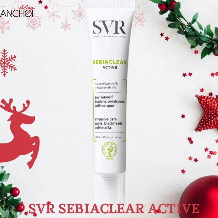 Gel dưỡng SVR Sebiaclear Active với bảng thành phần "nặng đô" cho làn da dầu mụn (Nguồn: Blogphunu.edu.vn)