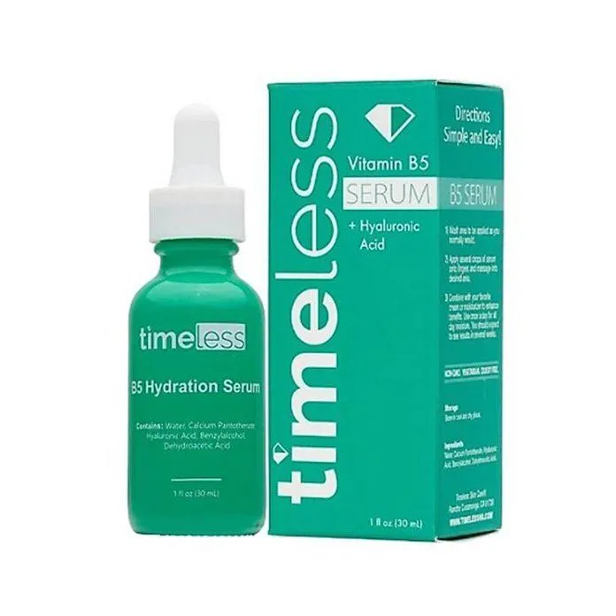 Tinh chất dưỡng ẩm, phục hồi da Timeless Vitamin B5 + Hyaluronic Acid