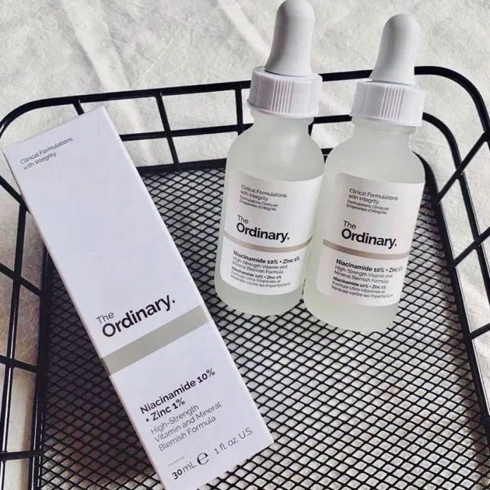 Serum mờ thâm trắng da ngừa mụn The Ordinary Niacinamide 10% + Zinc 1% (Nguồn: Internet)