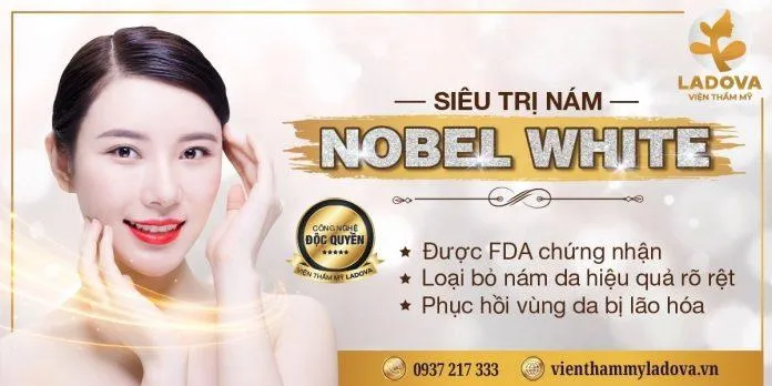 Với công nghệ trị nám độc quyền Ladova có thể đánh bay thâm nám đến 98% (Nguồn: Ladova)