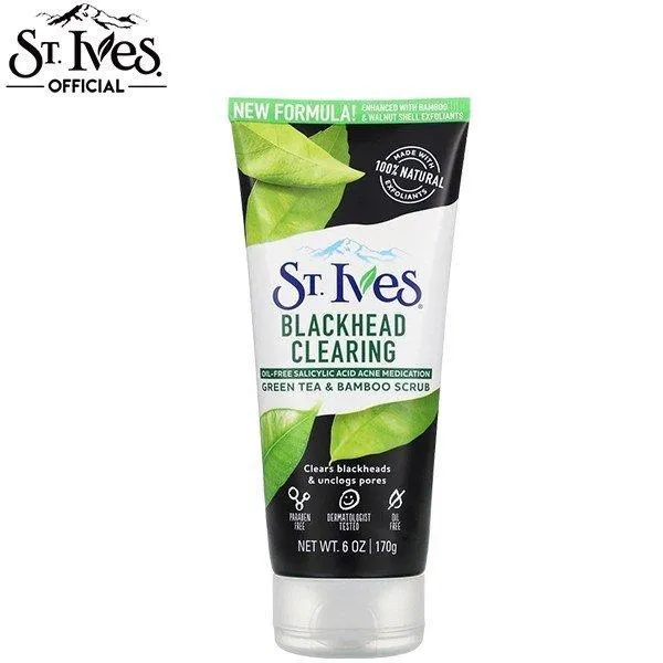 Sữa rửa mặt tẩy tế bào chết St.Ives Green Tea Scrub