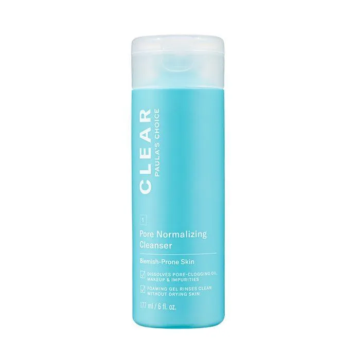 Sữa rửa mặt ngừa mụn và se khít lỗ chân lông Paula’s Choice Clear Pore Normalizing Cleanser. (ảnh: internet)